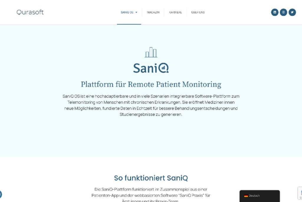 Screenshot SaniQ