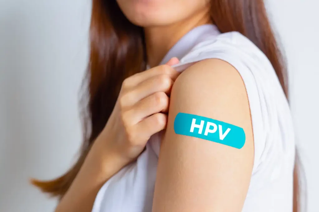 Frau Pflaster HPV