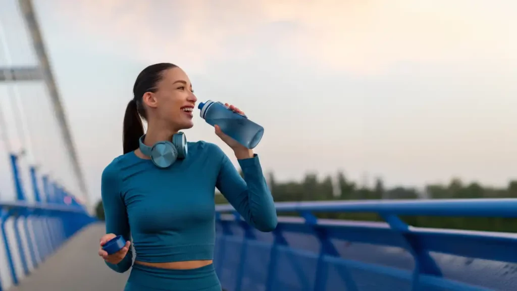 Junge Frau Jogging