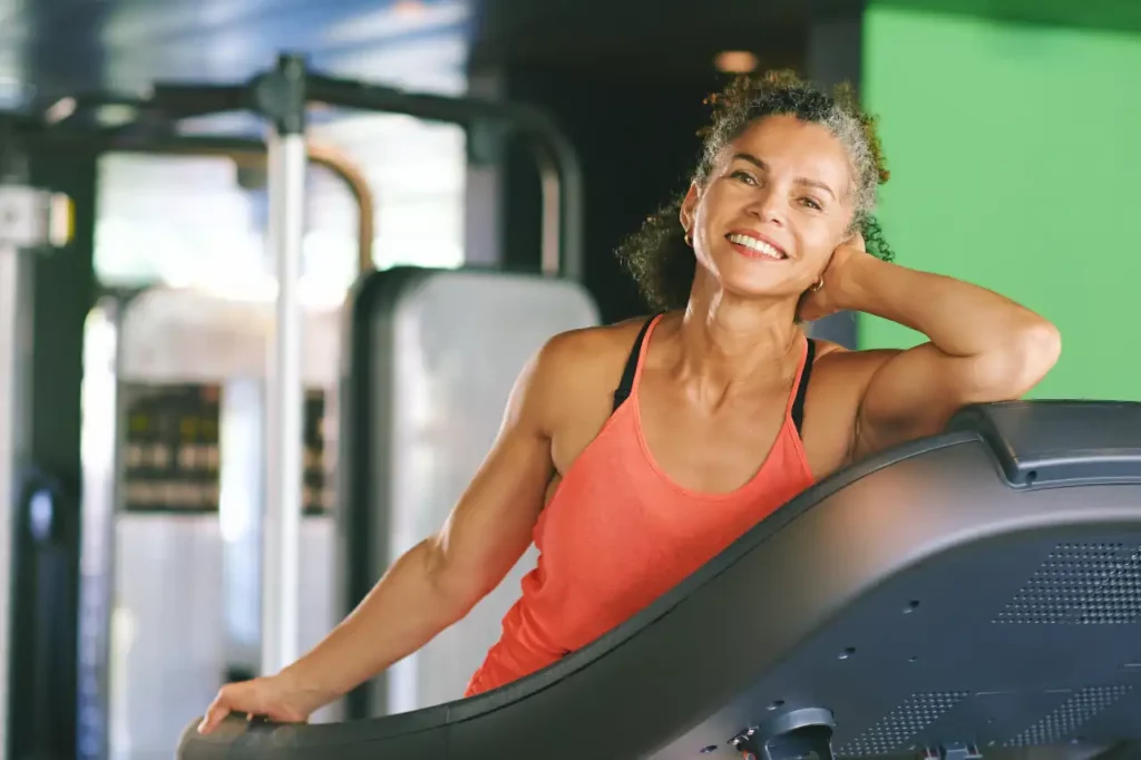 Ältere Frau Sport