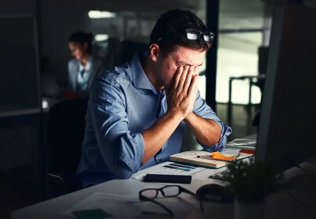 Mann Im Stress