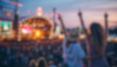 Besucher Auf Festival