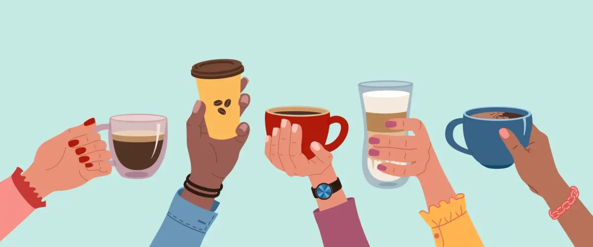 Viele Verschiedene Kaffees