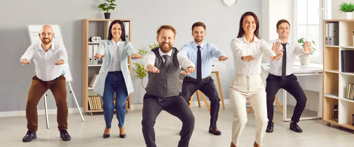Kollegen Büro Spass