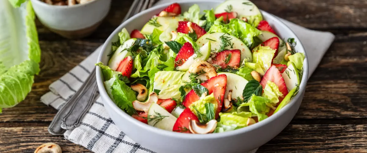 Teller mit Salat