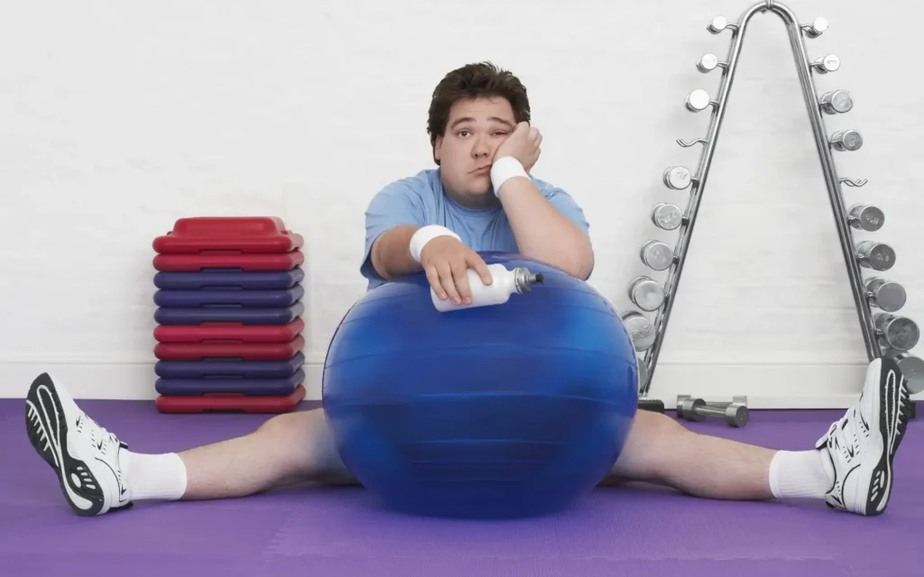 Mann Frustriert Training