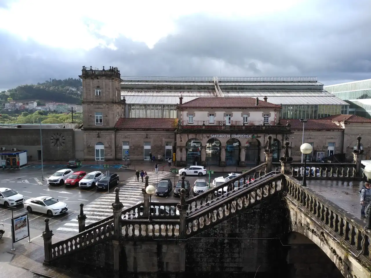 Der Bahnhof von Santiago de Compostela.