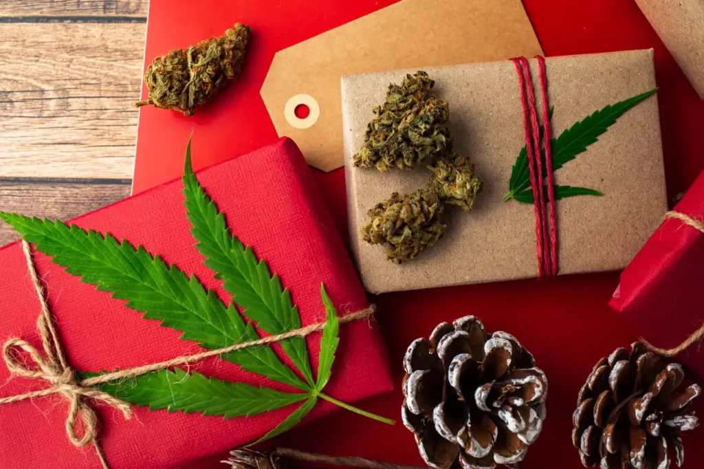 Cannabis und Weihnachtsgeschenke