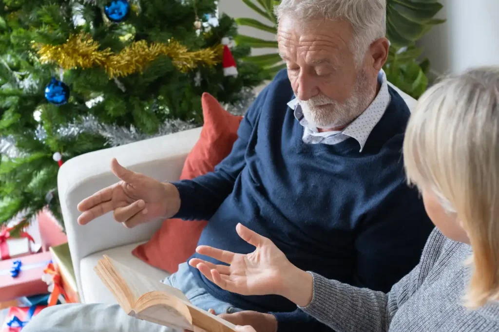 Harmonisches Weihnachten mit Schwiegervater