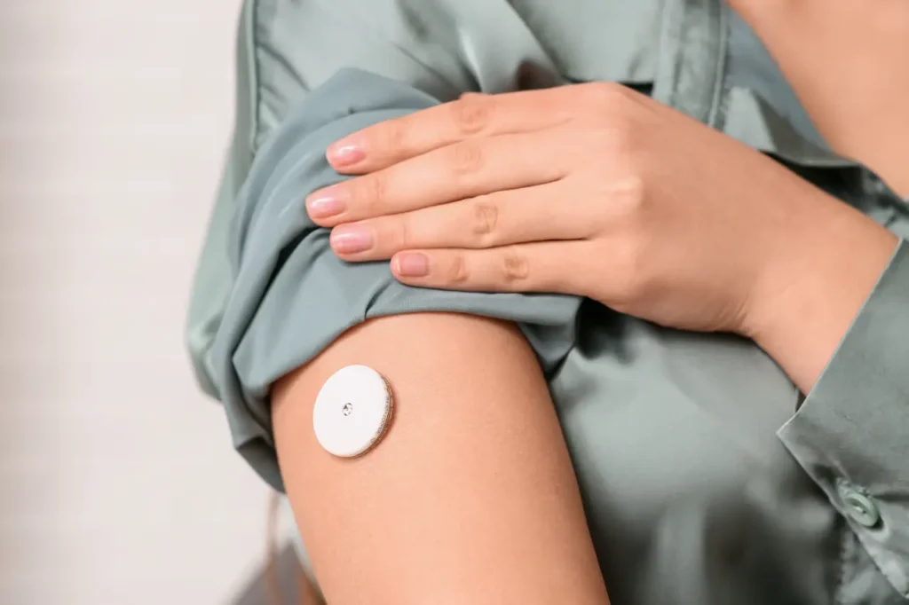 CGM Sensor am Arm