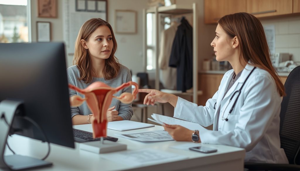 Première consultation de contraception avec une gynécologue