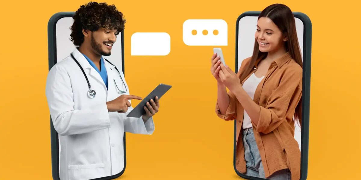 Telemedizin Doktor Patientin