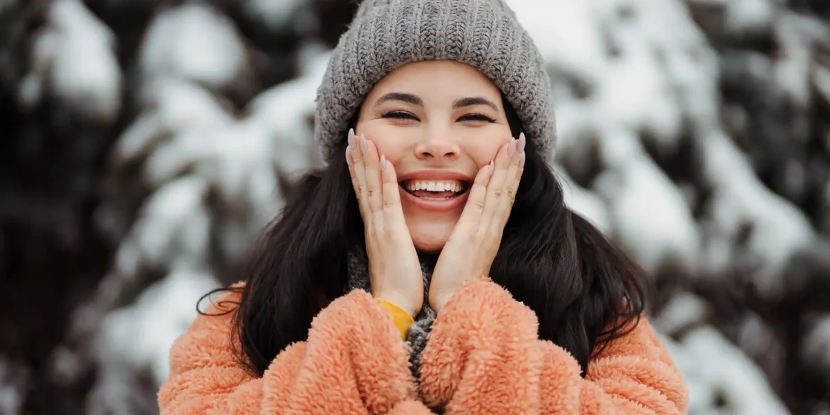 Frau Winter Draussen