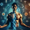 Mann macht Biohacking