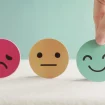 Drei Unterschiedliche Smileys