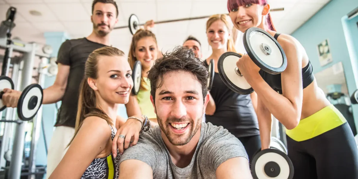 Gruppe Gemischt Sport