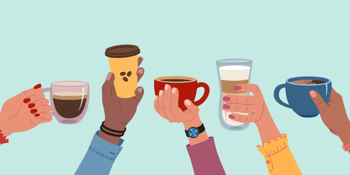 Viele Verschiedene Kaffees