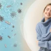 Junge Frau mit gutem Immunsystem