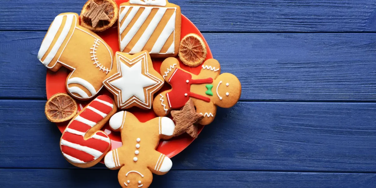 Teller Voller Plätzchen