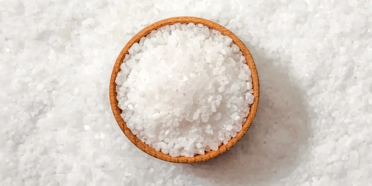 Schüssel Salz Draufsicht