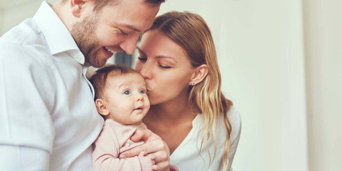 Paar Baby Glücklich