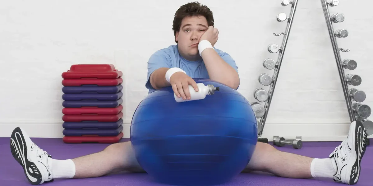 Mann Frustriert Training