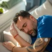 Mann Diabetes Schlaf