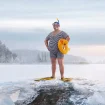 Mann Badeanzug Winter