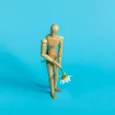 Figur Schlaffe Blume