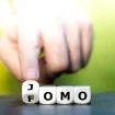 FOMO und JOMO als Würfel