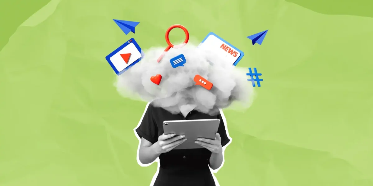 Collage Digital Overload